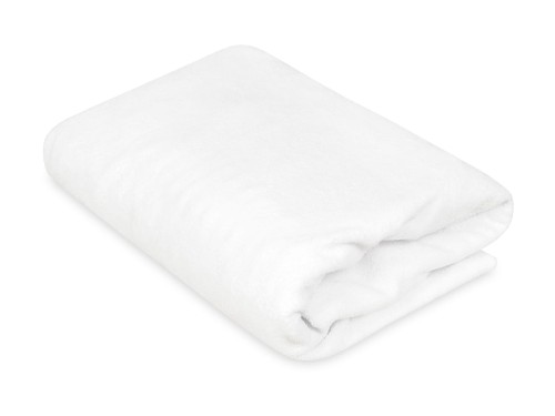 porządne prześcieradło frotte kolor biały na materac 60x90 cm