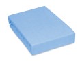 prześcieradło frotte z gumką wymiar 70x120 cm kolor niebieski