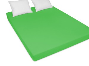 Prześcieradło z gumką 200x200 cm grube z frotte oliwkowe