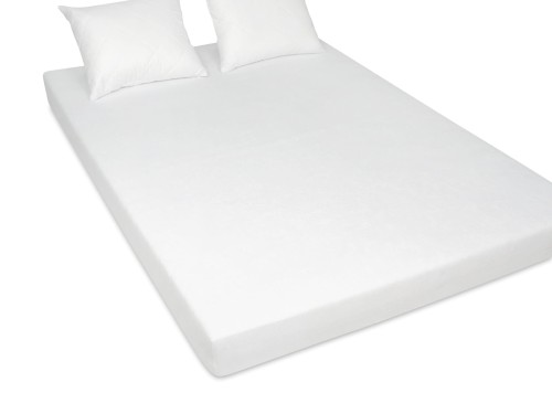 prześcieradło z gumką 200x200 cm w kolorze białym materiał frotte