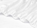 prześcieradło bardzo grube  z gumką materiał frotte kolor biały 200/200 cm