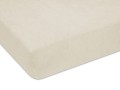 prześcieradło frotte z gumką wymiar 90x180 cm kolor ecru