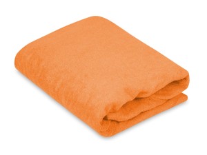 Prześcieradło z gumką 38x80 cm bardzo grube z frotte łososiowe