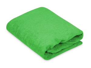 Prześcieradło z gumką 60x90 cm bardzo grube z frotte oliwkowe