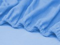 prześcieradło w rozmiarze 70x120 cm frotte kolor niebieski