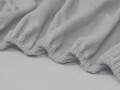 solidne prześcieradło frotte rozmiar 200/200 kolor popielaty