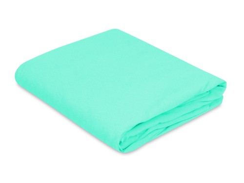 prześcieradło z gumką miętowe rozmiar 50x70 cm polskie jersey