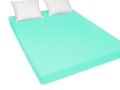 miętowe prześcieradło na materac z jersey 220x200 cm