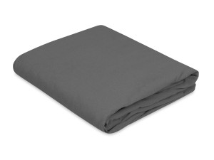 Prześcieradło jersey 60x90 cm grube z gumką grafitowe