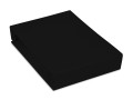 czarne prześcieradło solidne polskie z jersey 140x200 cm