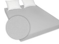 prześcieradło z gumką popielate rozmiar 200/200 cm polskie jersey