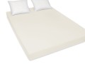 prześcieradło jersey ecru 200x220 cm