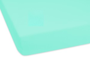 Prześcieradło jersey 70x160 cm bardzo grube z gumką miętowe