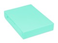 prześcieradło jersey gramatura 180g/m2 miętowe rozmiar 90x160 cm