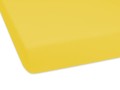 prześcieradło jersey gramatura 180g/m2 żółte rozmiar 70x200 cm