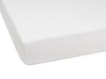 prześcieradło dżersejowe z gumką bardzo grube białe w rozmiarze 90/160 cm