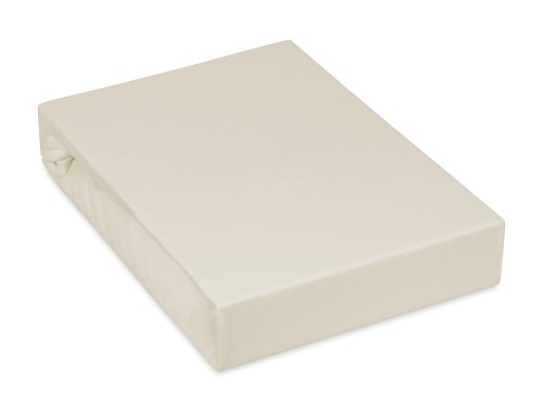 prześcieradło bardzo grube kolor ecru na materac 90x160 cm