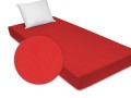 grube prześcieradło w rozsądnej cenie czerwone w rozmiarze 90x160 cm