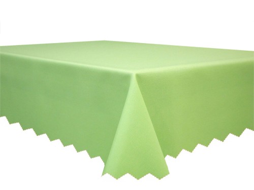 obrus deszczyk seledynowy rozmiar 130x160 cm plamoodporny