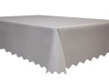 obrus 160x450 cm plamoodporny jednokolorowy szary