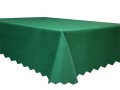 obrus plamoodporny deszczyk w kolorze zielonym 110x160 cm