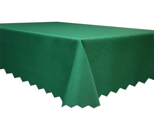 obrus plamoodporny deszczyk w kolorze zielonym 110x160 cm