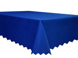 Obrus plamoodporny deszczyk 160x350 cm granatowy