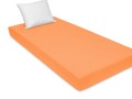 polskie prześcieradło gruby jersey kolor łososiowy rozmiar 90x160 cm