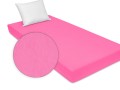 prześcieradło bardzo grube kolor różowy na materac 90x160 cm