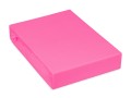 prześcieradło jersey bardzo grube solidny jersey różowe wymiar 200x200 cm