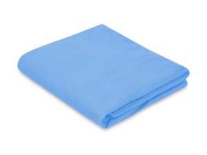 Prześcieradło jersey 38x80 cm bardzo grube z gumką niebieskie