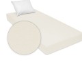 prześcieradło jersey w kolorze ecru 80/190 cm