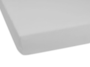 Prześcieradło jersey 70x120 cm bardzo grube z gumką popielate