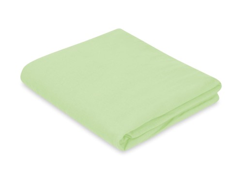wysokiej jakości prześcieradło z dżerseju całe seledynowe z gumką o rozmiarze 60x90 cm
