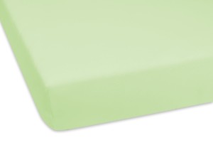 Prześcieradło jersey 60x120 cm bardzo grube z gumką seledynowe