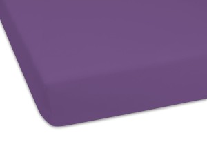 Prześcieradło jersey 60x120 cm bardzo grube z gumką śliwkowe