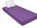 bardzo grube prześcieradło kolor śliwkowy jersey 90x160 cm