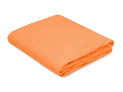 prześcieradło jersey w kolorze łosoś 38/80 cm