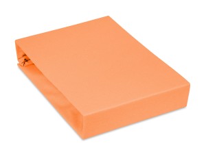 Prześcieradło jersey 80x200 cm grube z gumką łososiowe
