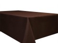 obrus 80x80 cm plamoodporny jednokolorowy brązowy