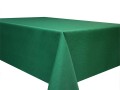 plamoodporny obrus obszyty na zakładkę na stół 160x200 cm zielony
