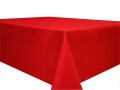 obrus 100/160 cm deszczyk plamoodporny w odcieniach czerwonych