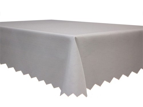 obrus plamoodporny deszczyk wykończony w ząbek rozmiar 90x90 cm