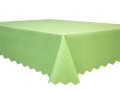 plamoodporny obrus deszczyk seledynowy w rozmiarze 160/200 cm