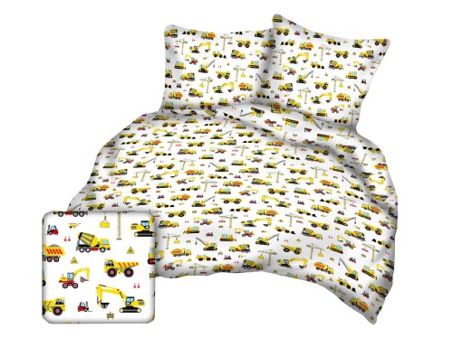 żółta pościel z satyny bawełnianej 160x200 cm