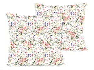 Poszewka na poduszkę 40x40 cm jaśka satyna bawełniana w różyczki