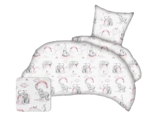 pościel z bawełny do łóżeczka dziecka 140/200 cm