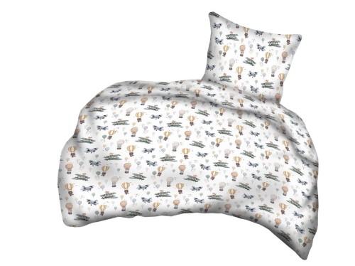 szara pościel bawełniana dla dziecka 80/70 cm