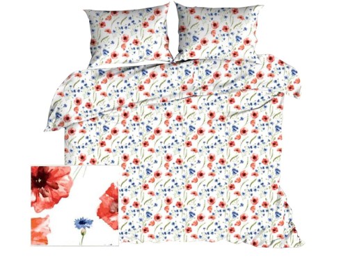 modna pościel na prezent z satyny w rozmiarze 200x220 cm