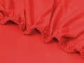 solidne prześcieradło jersey rozmiar 70x140 cm w kolorze czerwonym plus gumka